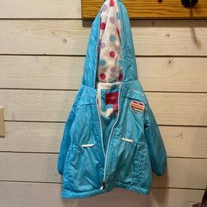 Light weight fleece lined coat